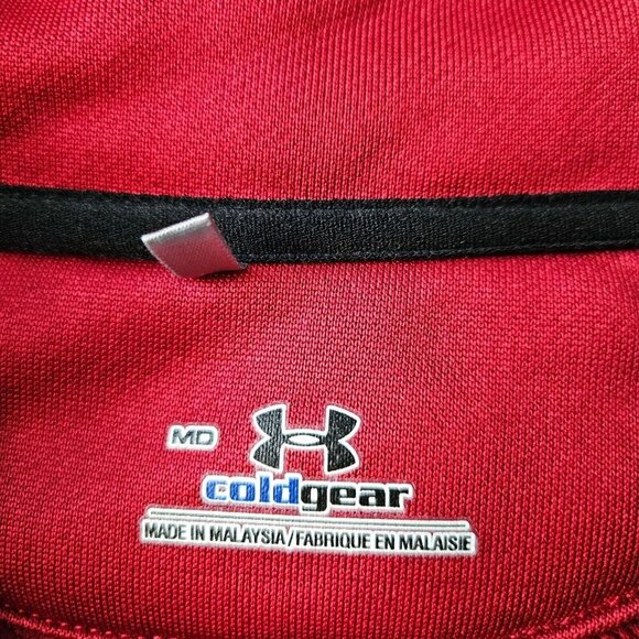 Under Armour Vail Colorado Cold Gear Jacket 1/4 Zip Golf Ski Pullover  Mens Sz M - Picture 5 of 16